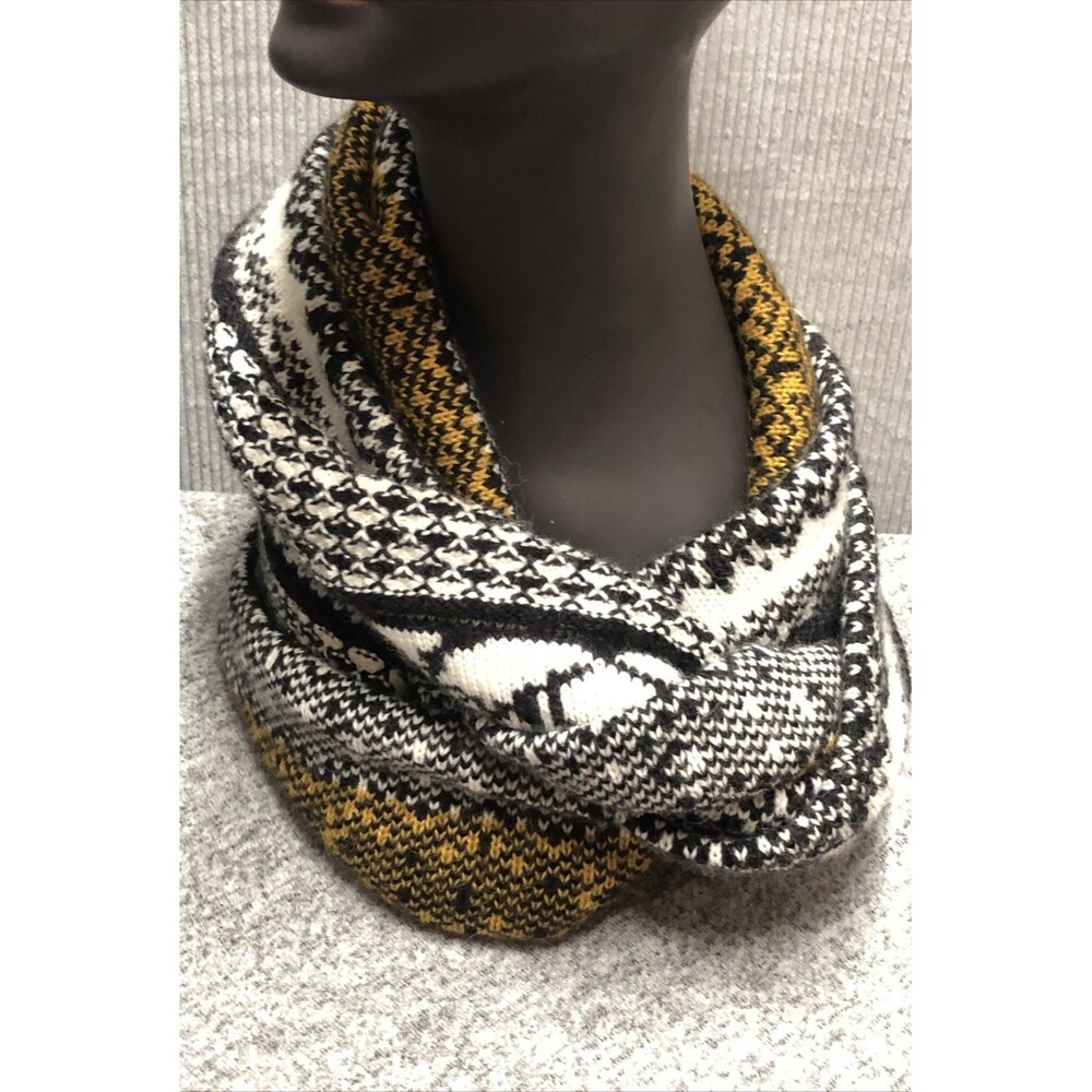 Monday Collection Women Infinity Scarf Fox Alpaca Wool Blend Cozy Luxury Winter
